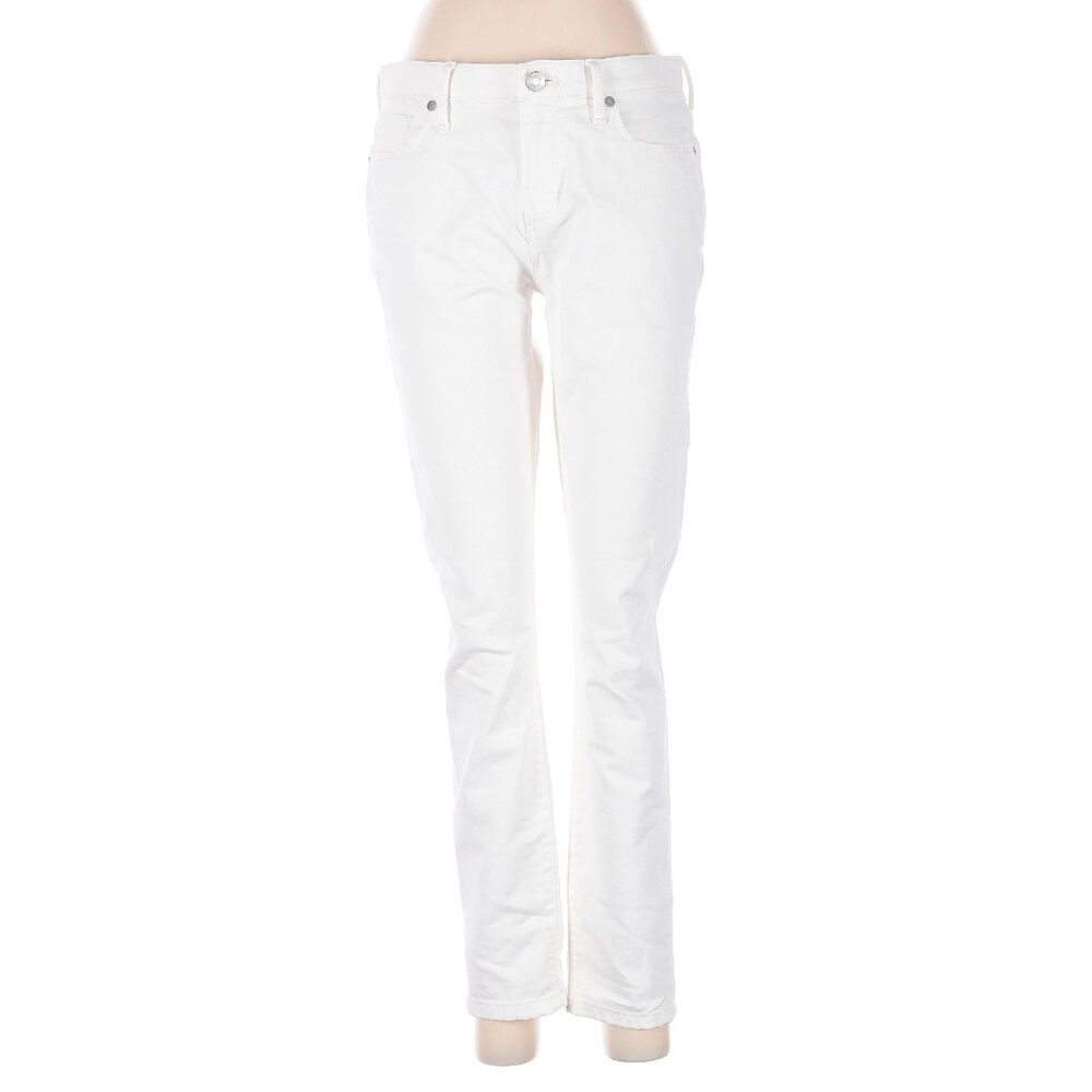 Banana Republic White Skinny Premium Denim